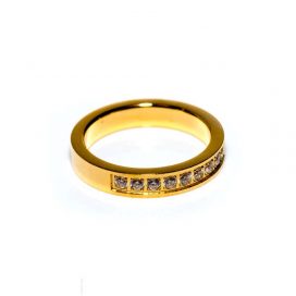 guld zircon ring