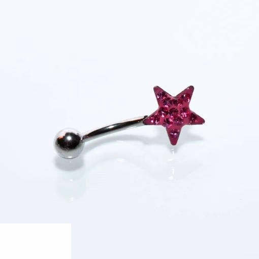 Pinkstar navlepiercing