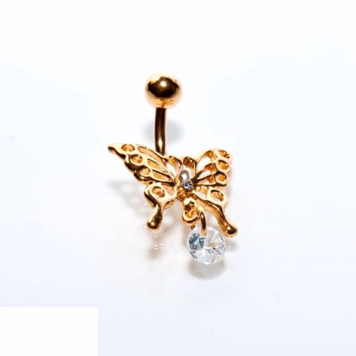 Butterfly navlepiercing