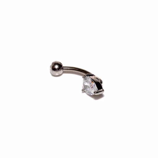 Titanium-Crystal navlepiercing