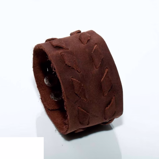 Brun Læderarmbånd