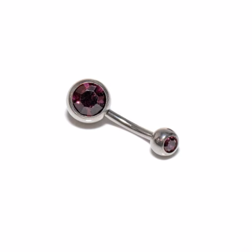 Amethyst navlepiercing