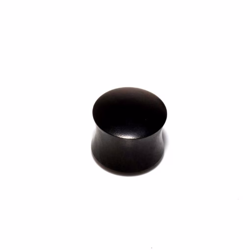 Black wooden plug