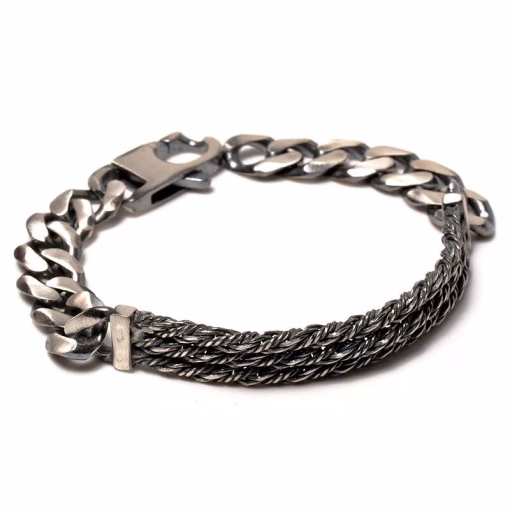 Mænds sølv armbånd
