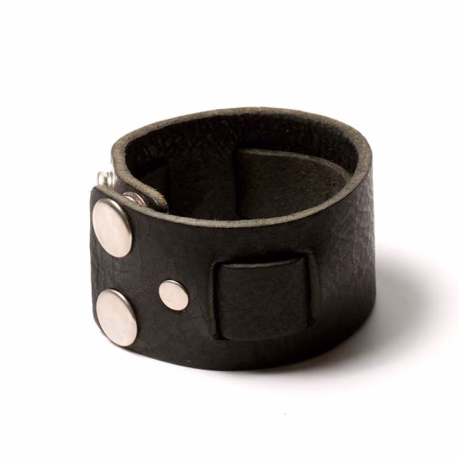 læder armbånd - Billede 2