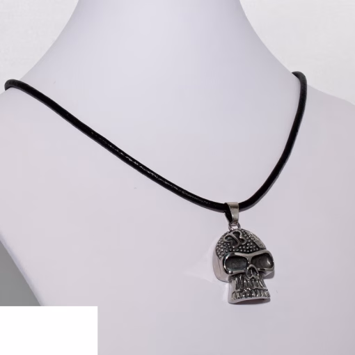 Skull halskæde - Billede 2