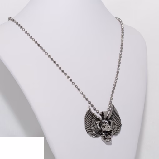Skull halskæde - Billede 2